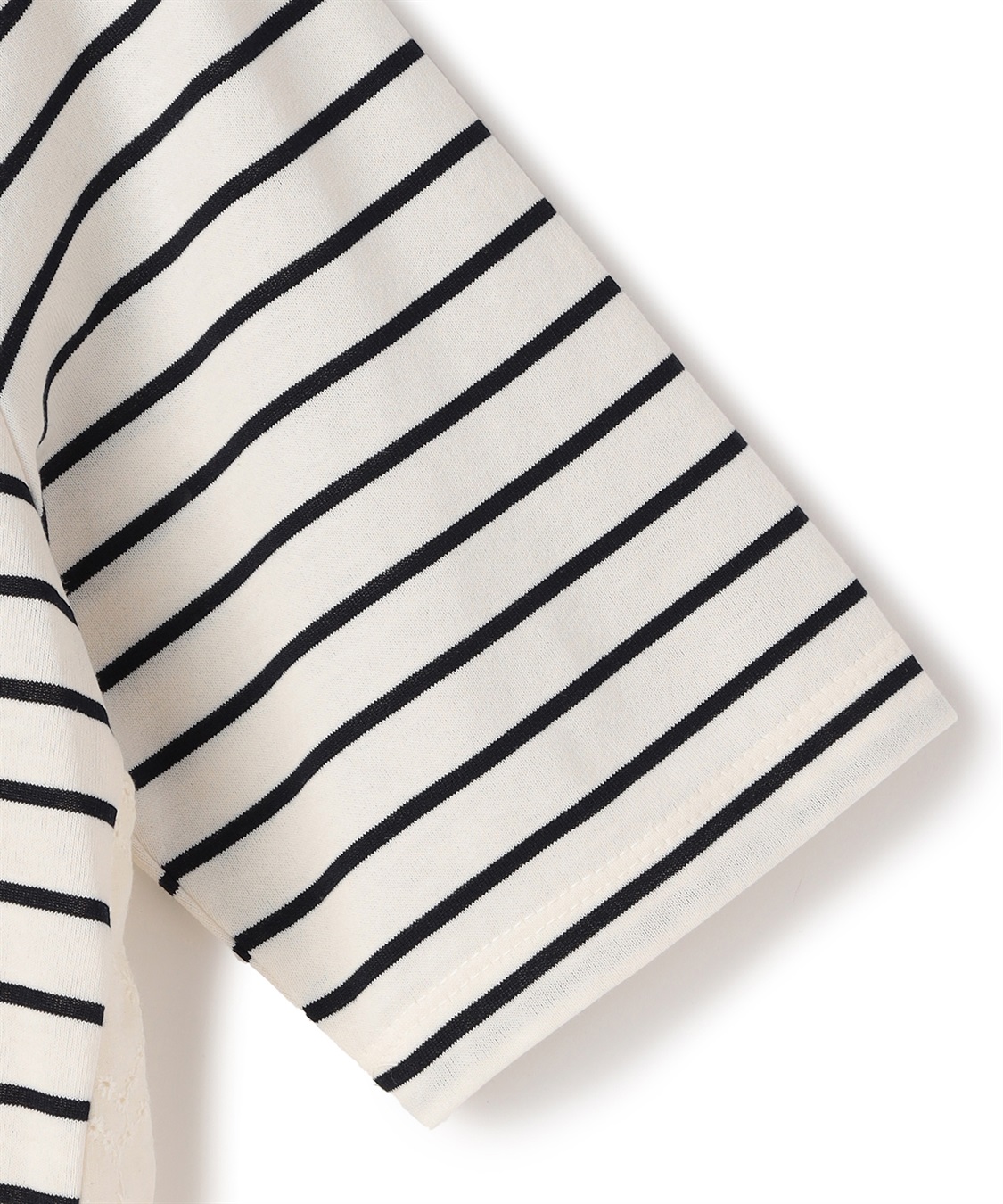 Petit Honfleur レース切替ボーダープルオーバー_sub_13