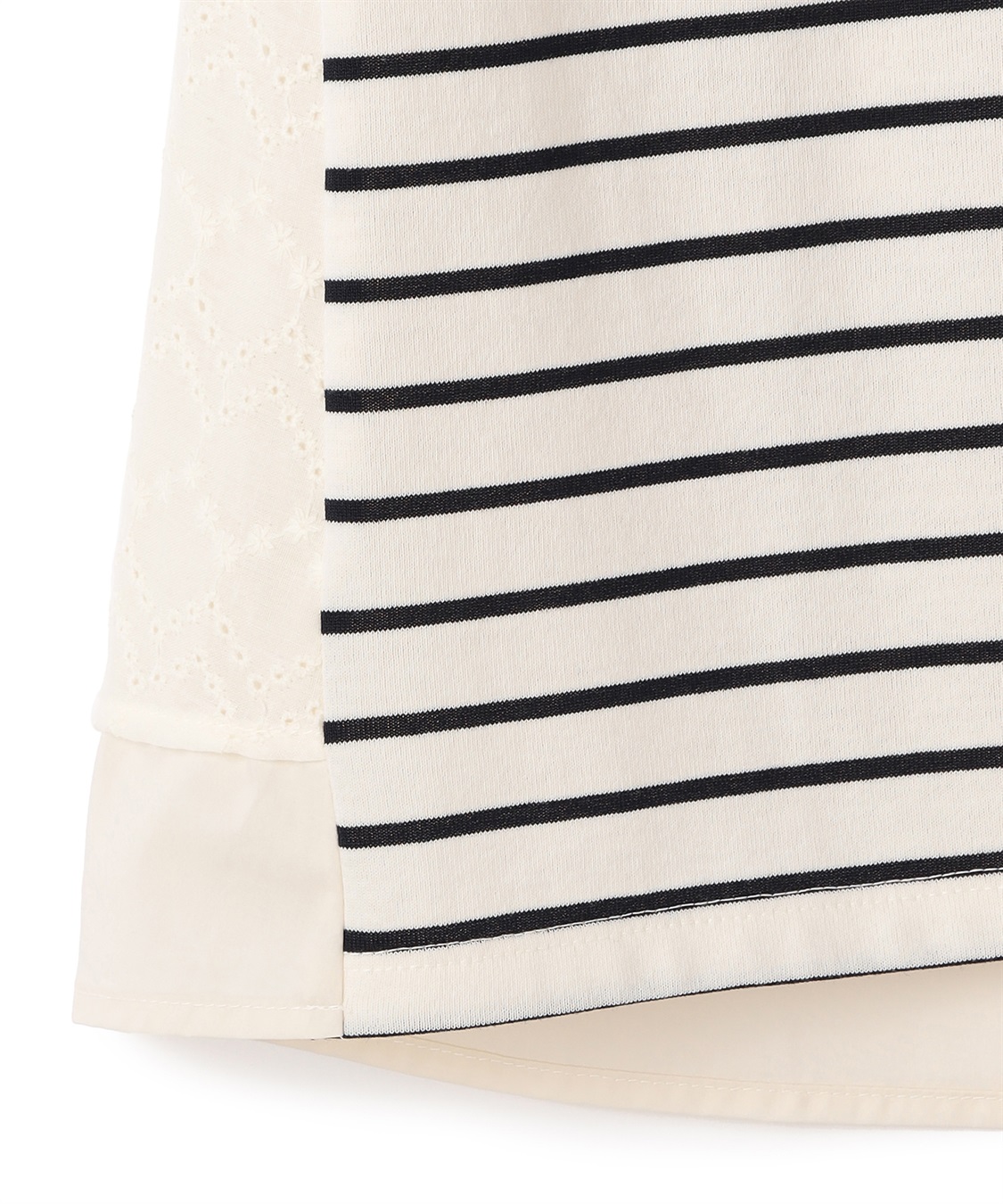 Petit Honfleur レース切替ボーダープルオーバー_sub_14