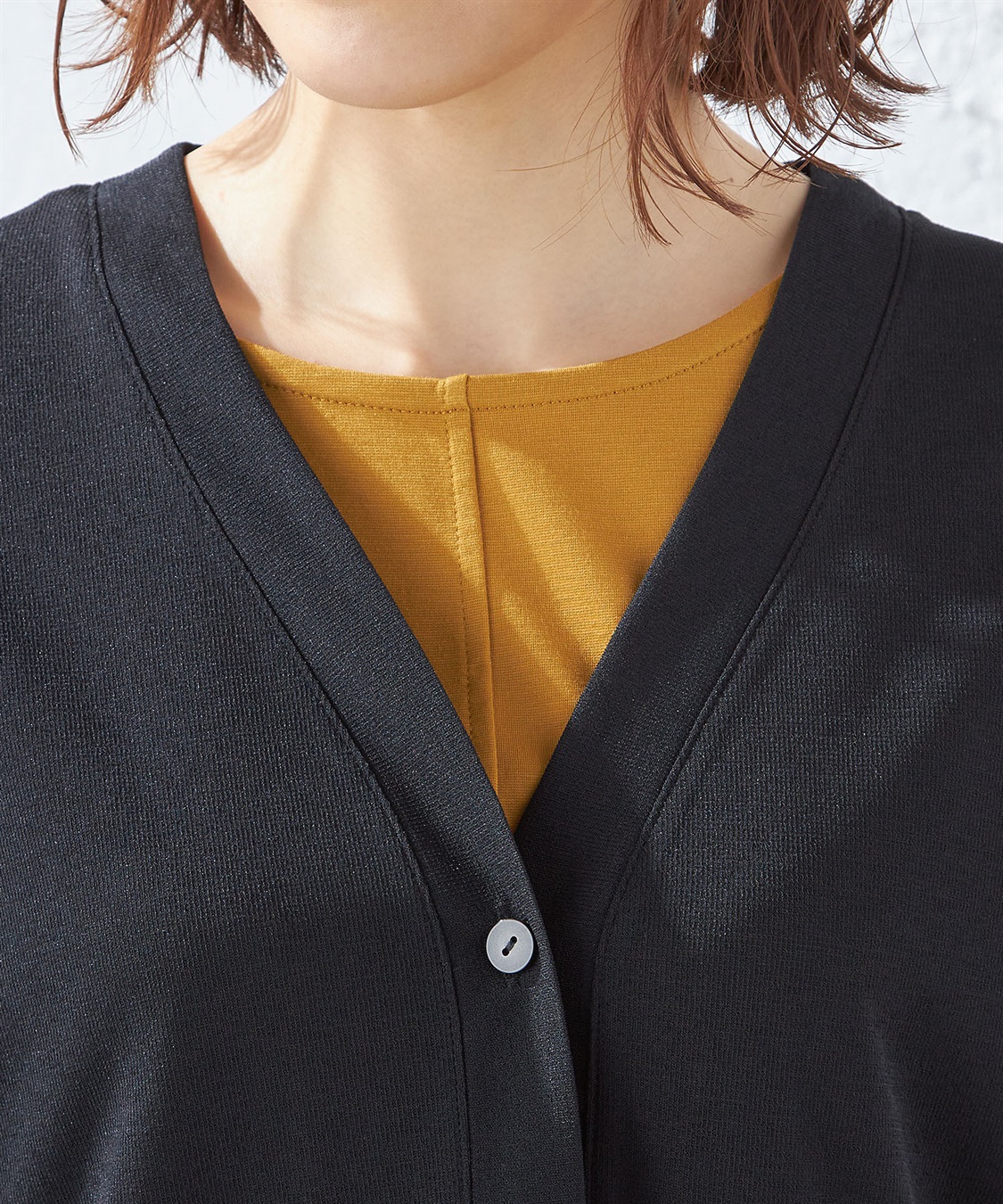 Petit Honfleur Vネックカーディガン_sub_5