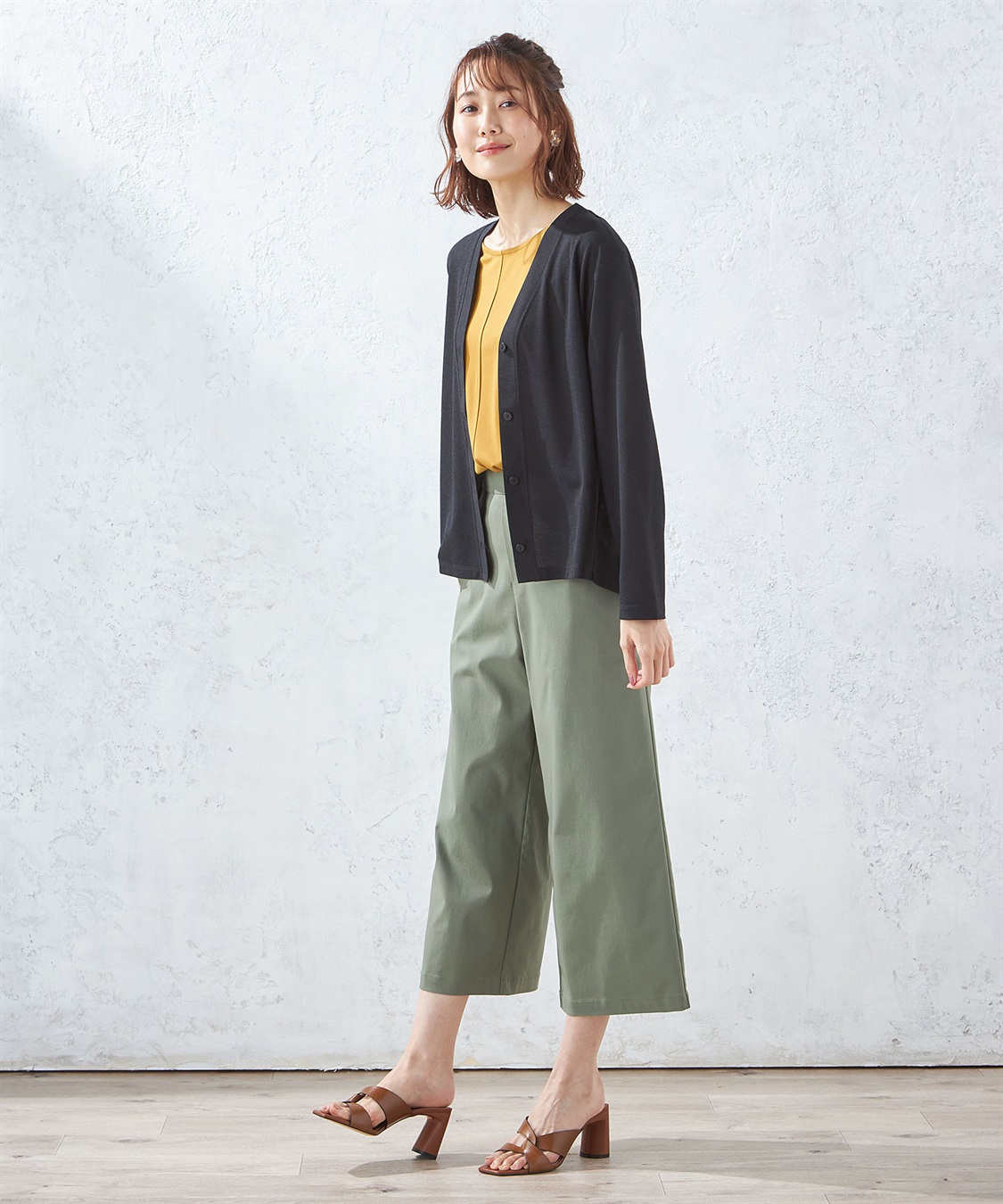 Petit Honfleur Vネックカーディガン_sub_9