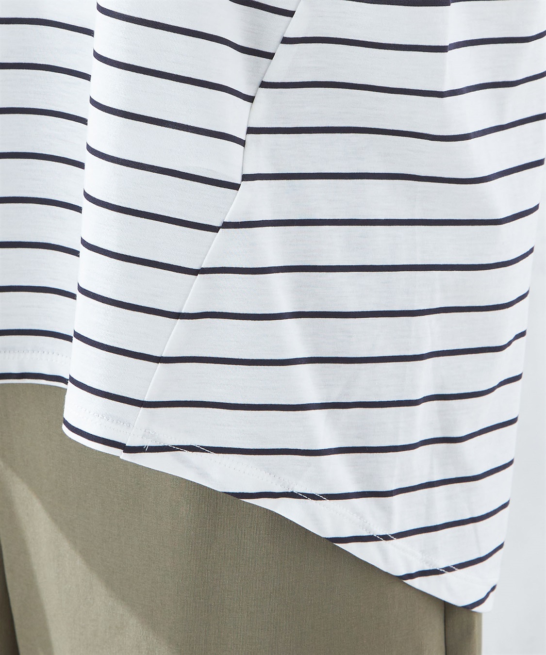 Petit Honfleur フレアスリーブボーダープルオーバー_sub_5