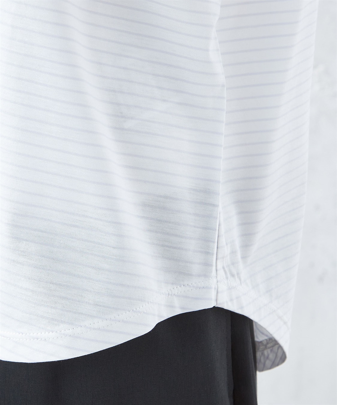 Petit Honfleur ラウンドヘムボーダープルオーバー_sub_6