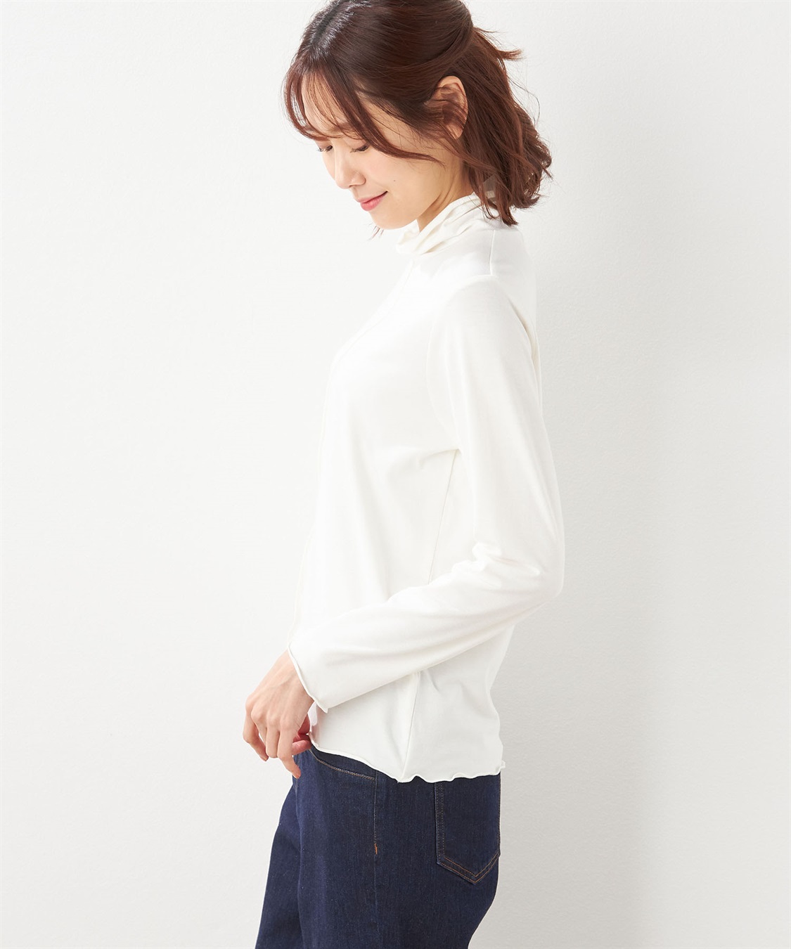 Petit Honfleur メローハイネックカットプルオーバー_sub_1