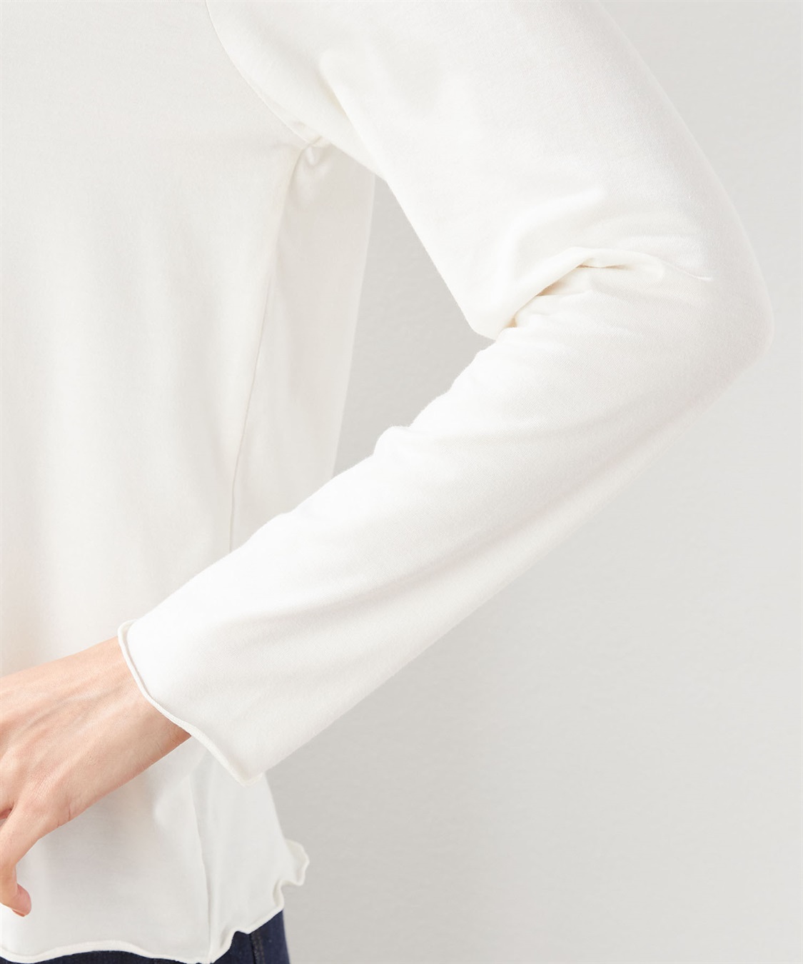 Petit Honfleur メローハイネックカットプルオーバー_sub_4