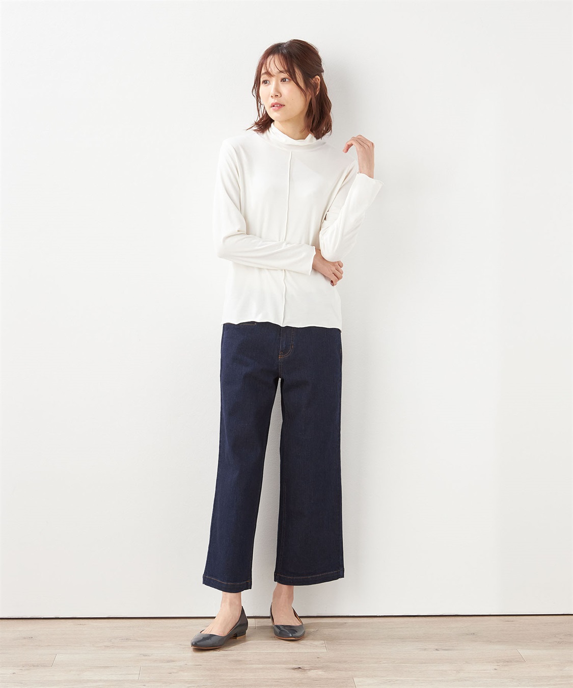 Petit Honfleur メローハイネックカットプルオーバー_sub_7