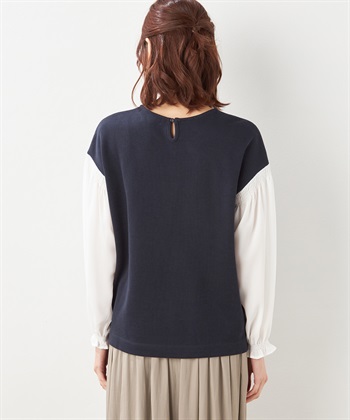 Petit Honfleur 切替スリーブプルオーバー_subthumb_2