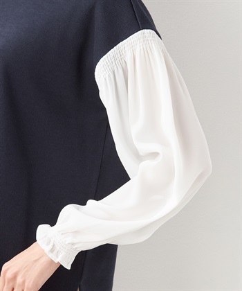 Petit Honfleur 切替スリーブプルオーバー_subthumb_5