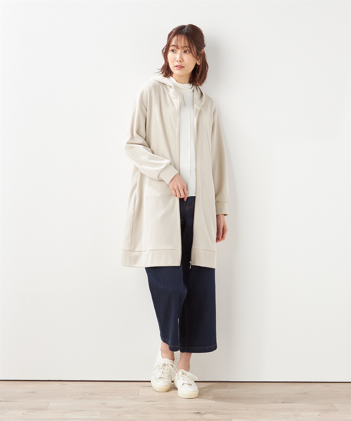 Petit Honfleur ジップロングパーカー_sub_9