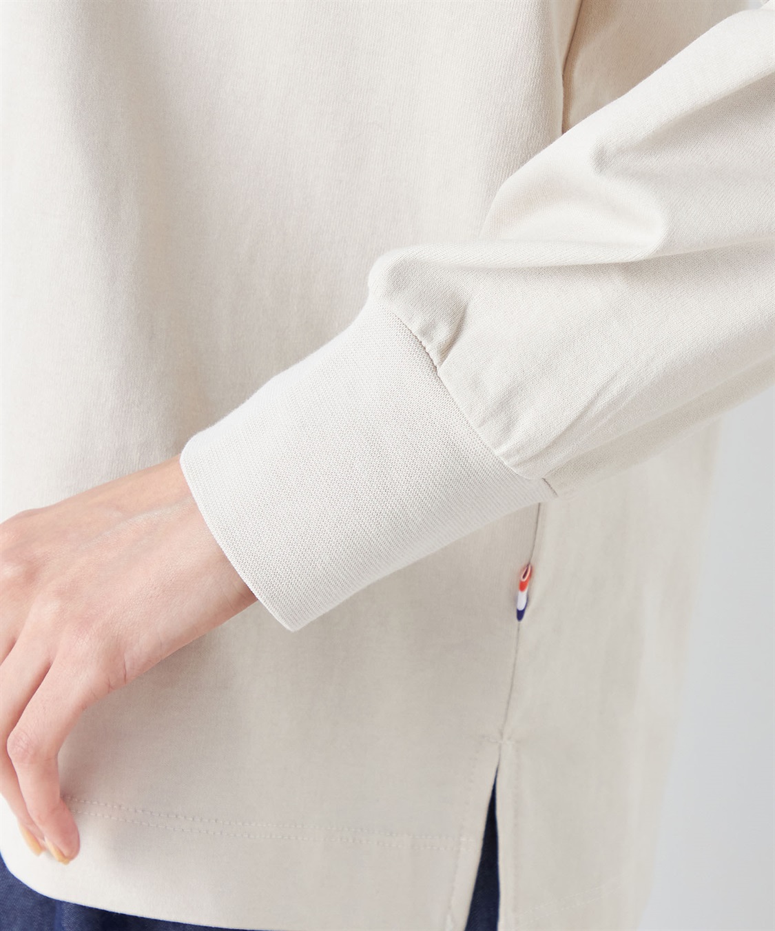 Petit Honfleur モックネックTシャツ_sub_4