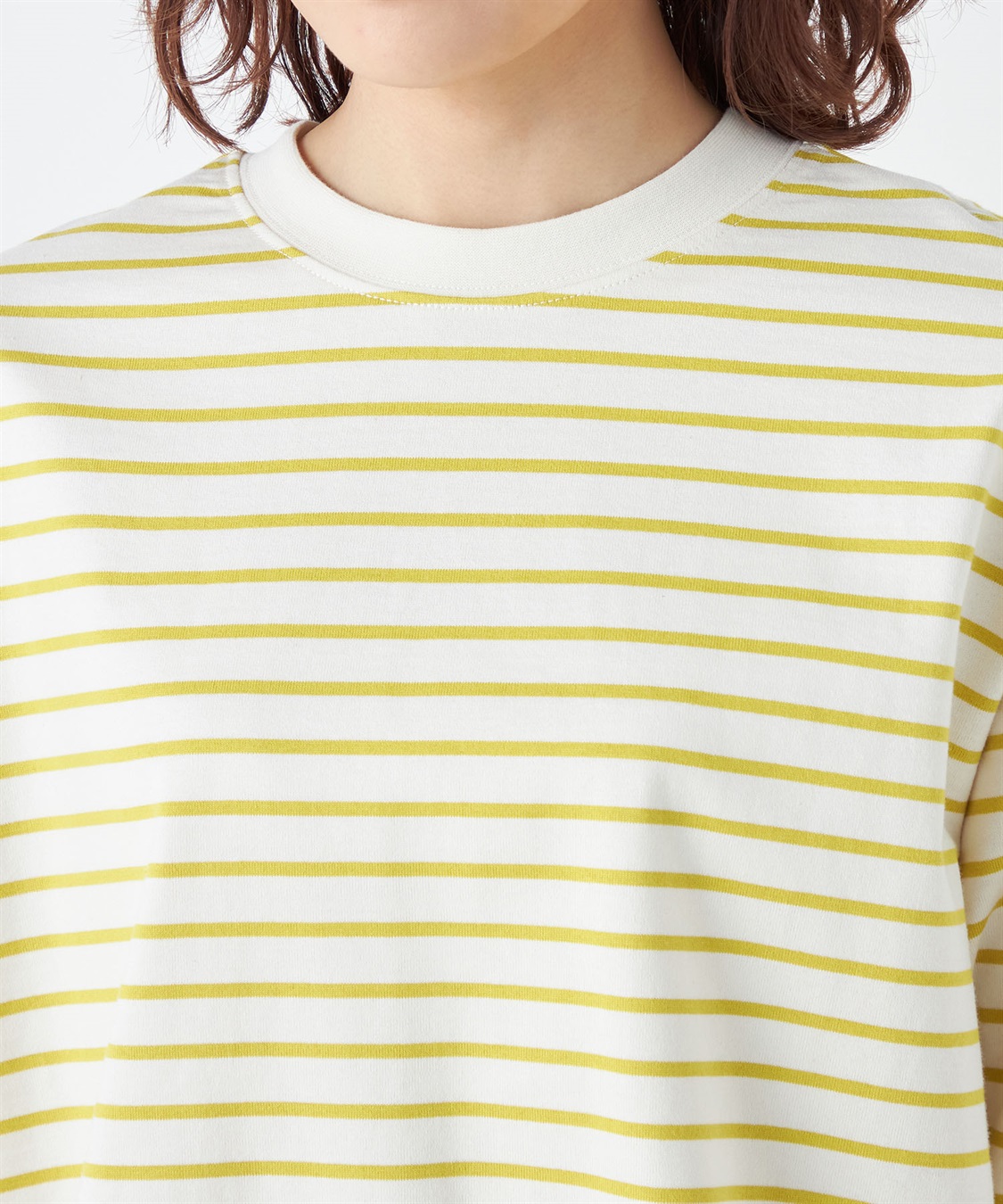 Petit Honfleur モックネックボーダーTシャツ_sub_3