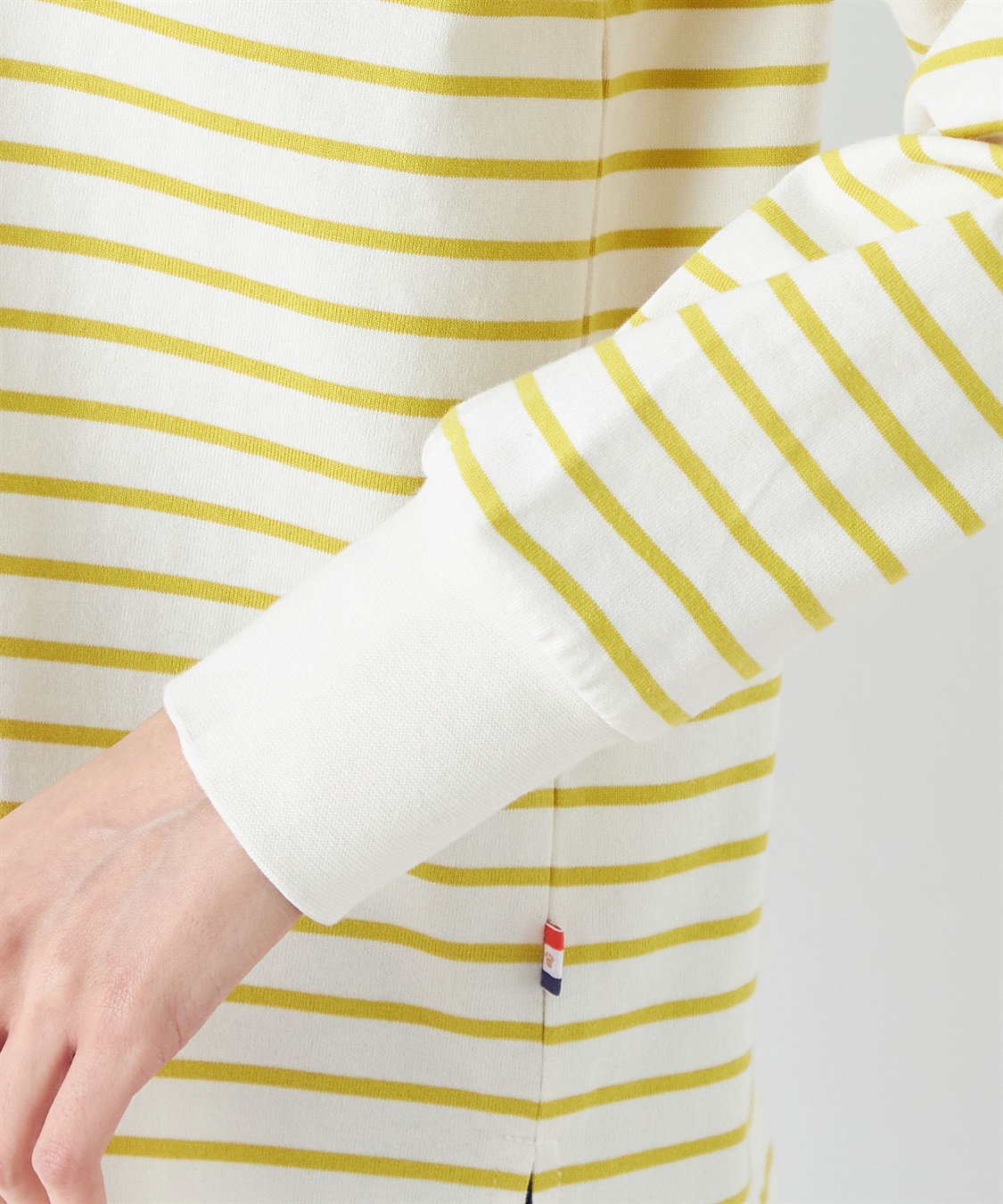 Petit Honfleur モックネックボーダーTシャツ_sub_4