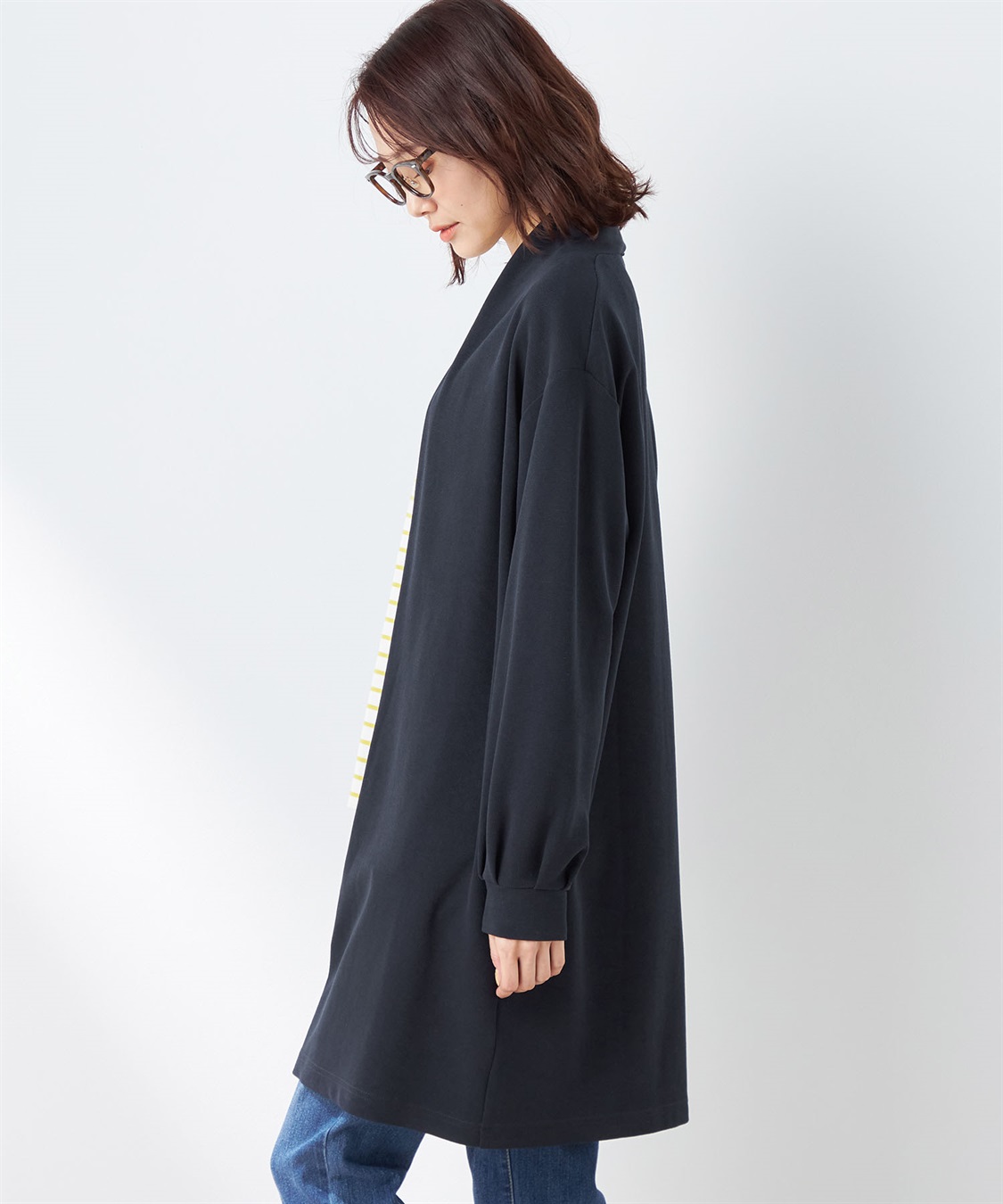 Petit Honfleur カットソーコーディガン_sub_1