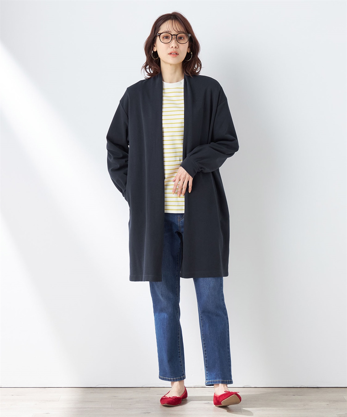 Petit Honfleur カットソーコーディガン_sub_8