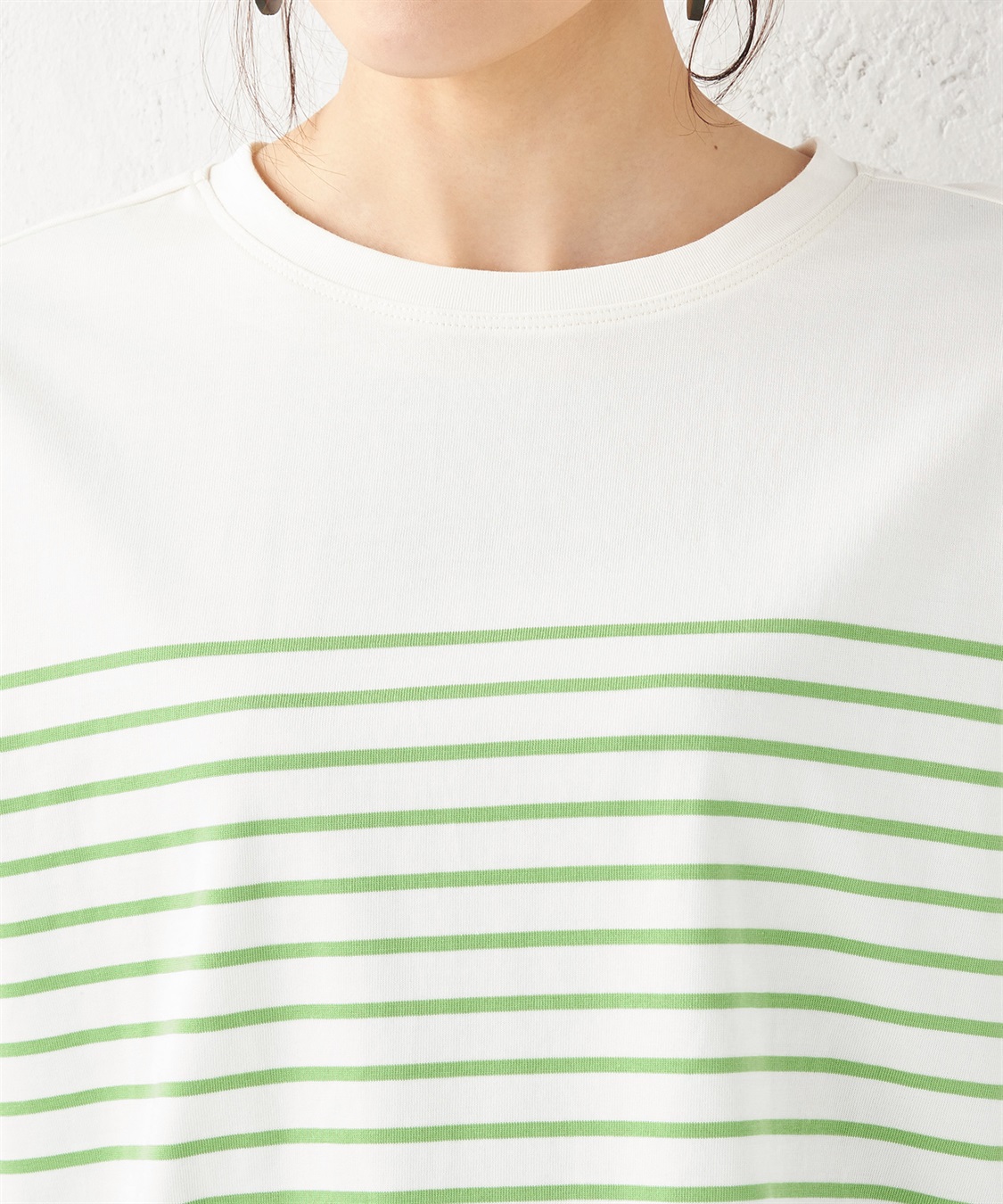 Petit Honfleur パネルボーダーTシャツ_sub_3