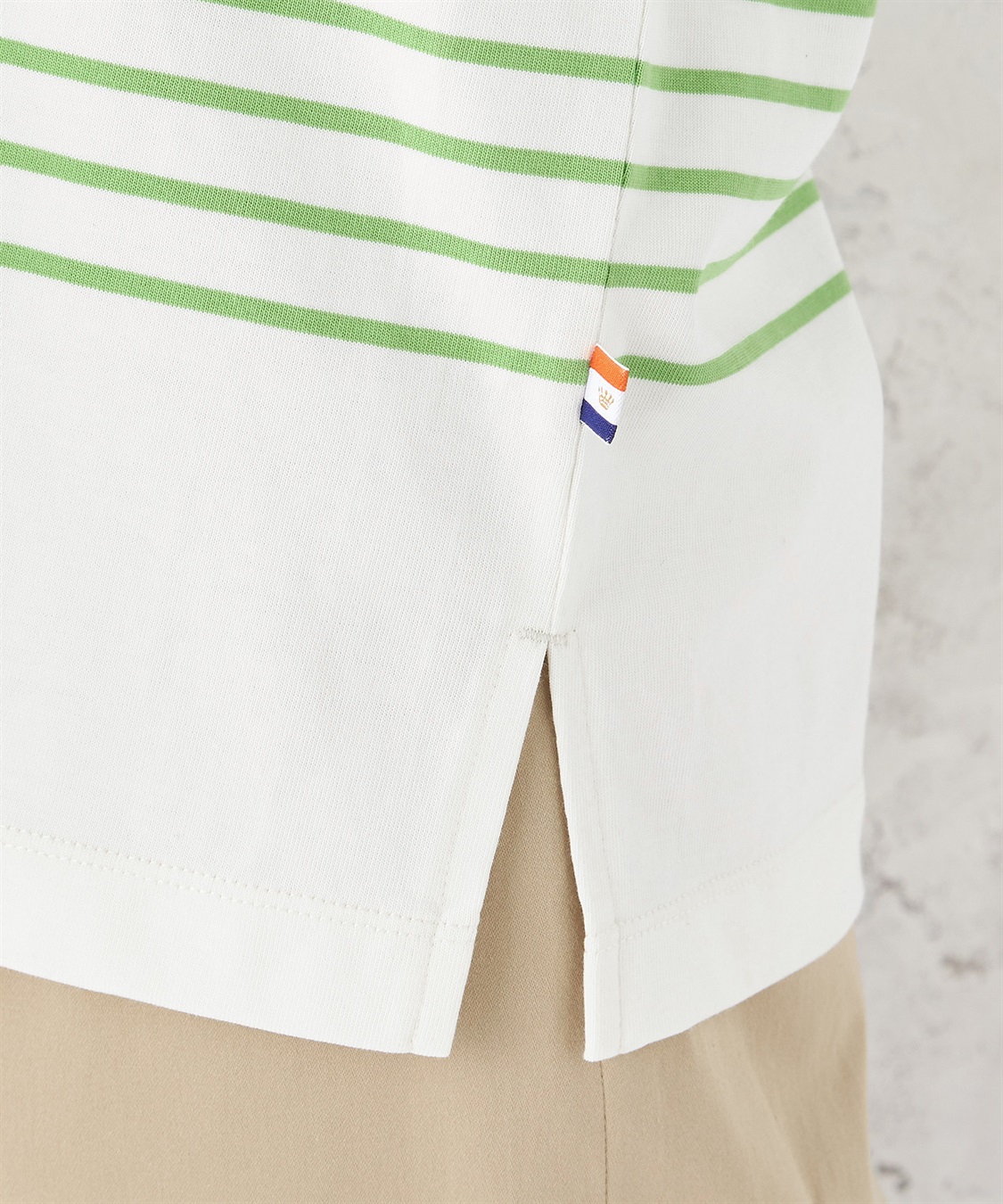 Petit Honfleur パネルボーダーTシャツ_sub_5