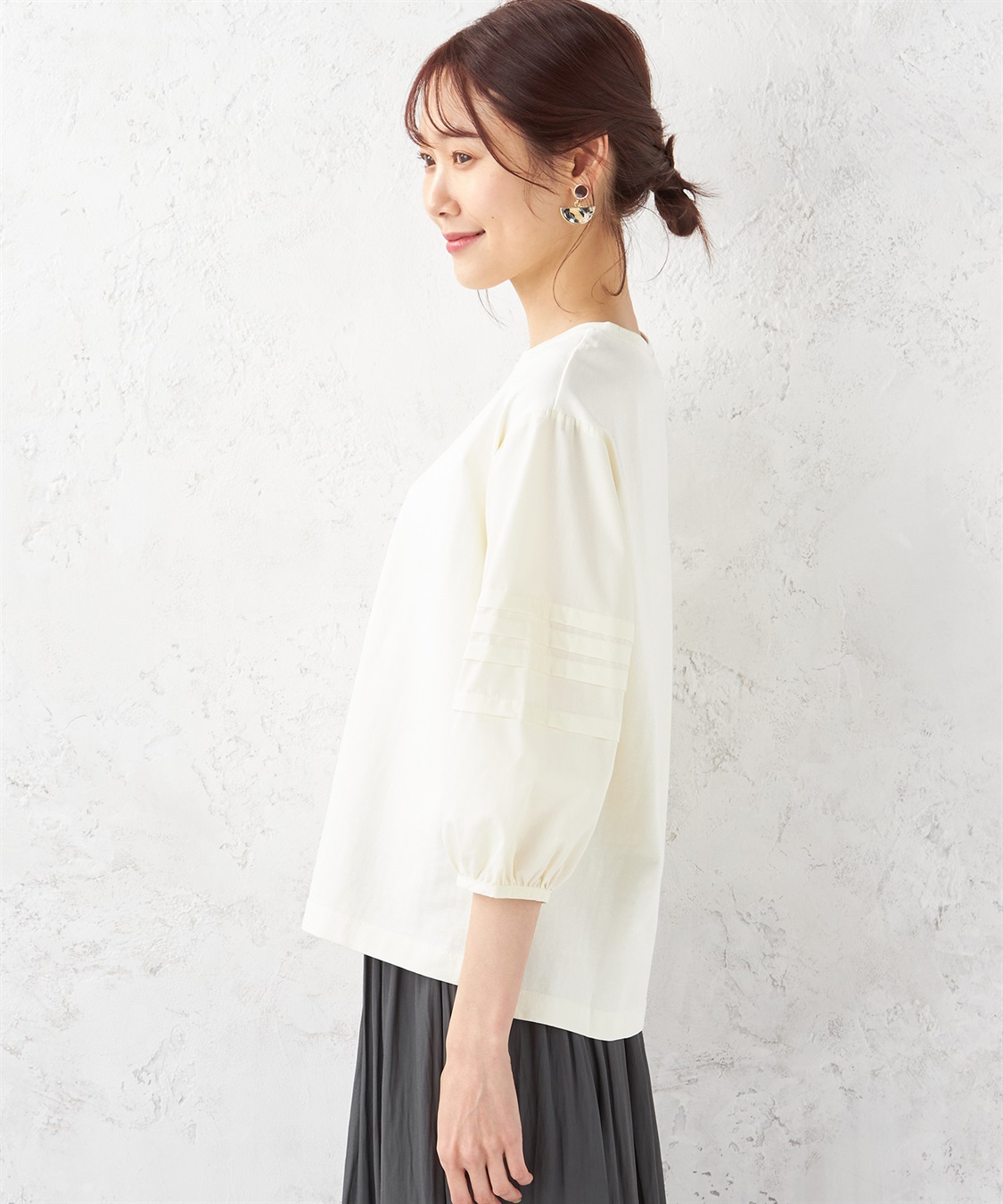 Petit Honfleur タックスリーブプルオーバー_sub_1