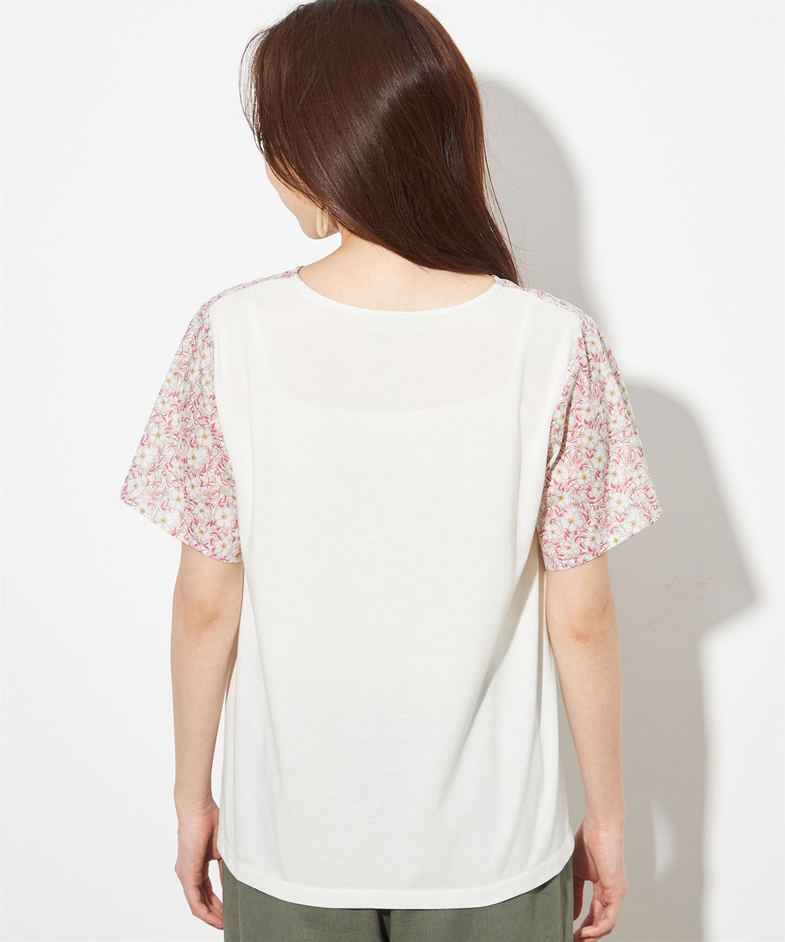 Petit Honfleur リバティプリントフロント切替プルオーバー_sub_3