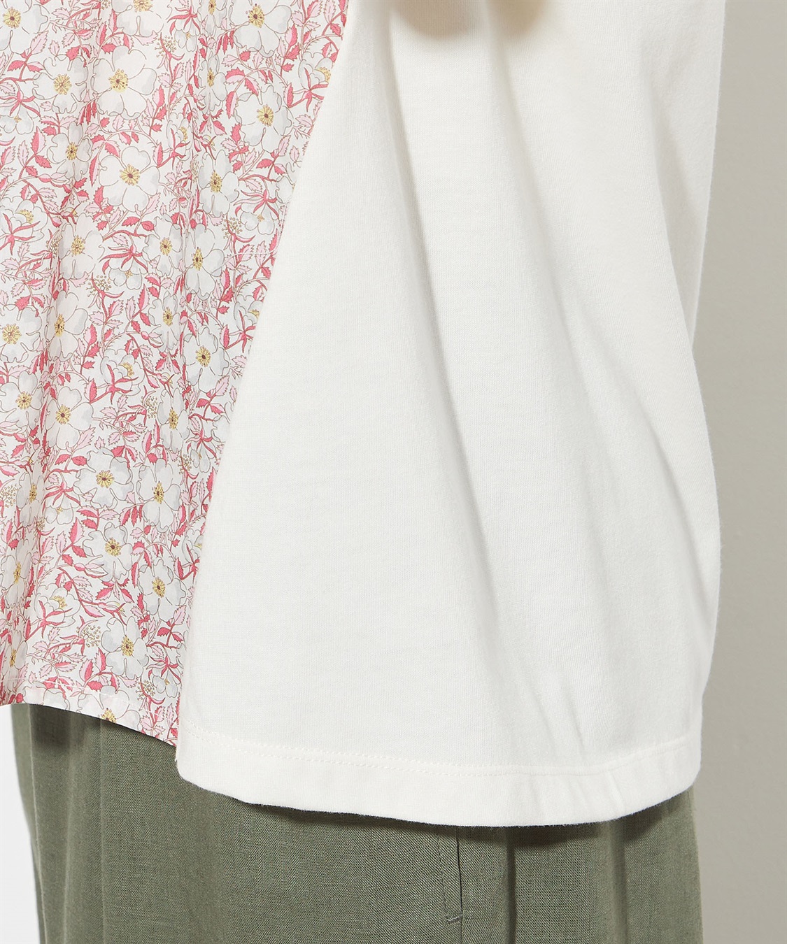 Petit Honfleur リバティプリントフロント切替プルオーバー_sub_6