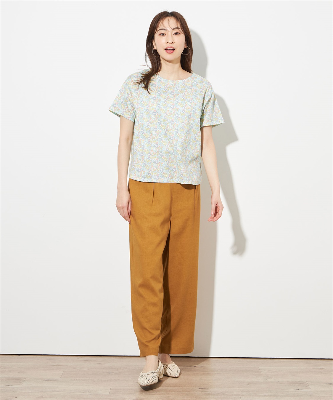 Petit Honfleur リバティプリントプルオーバー_sub_8