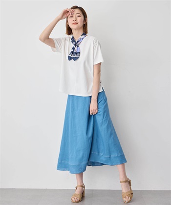 Petit Honfleur 【冷感・UVカット】ラウンドヘムTシャツ_subthumb_10