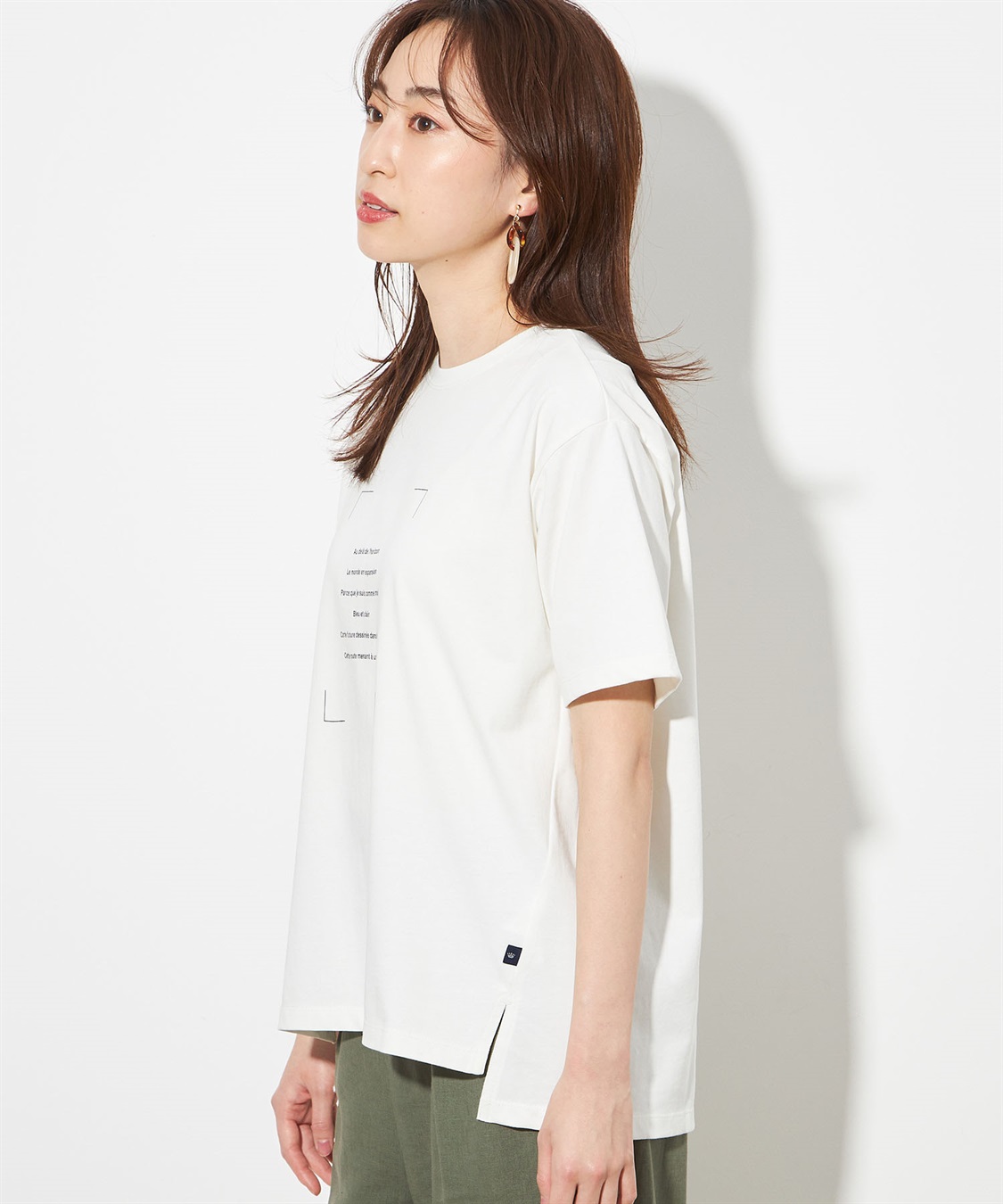 Petit Honfleur 【接触冷感】クーラータッチロゴＴシャツ_sub_1