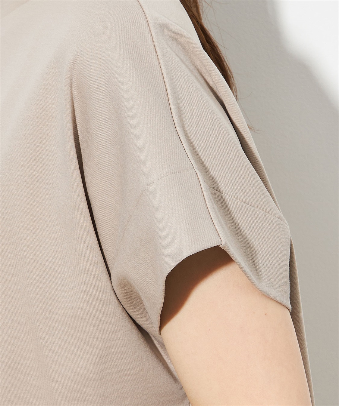 Petit Honfleur 【接触冷感】さらさらモックネックプルオーバー_sub_4