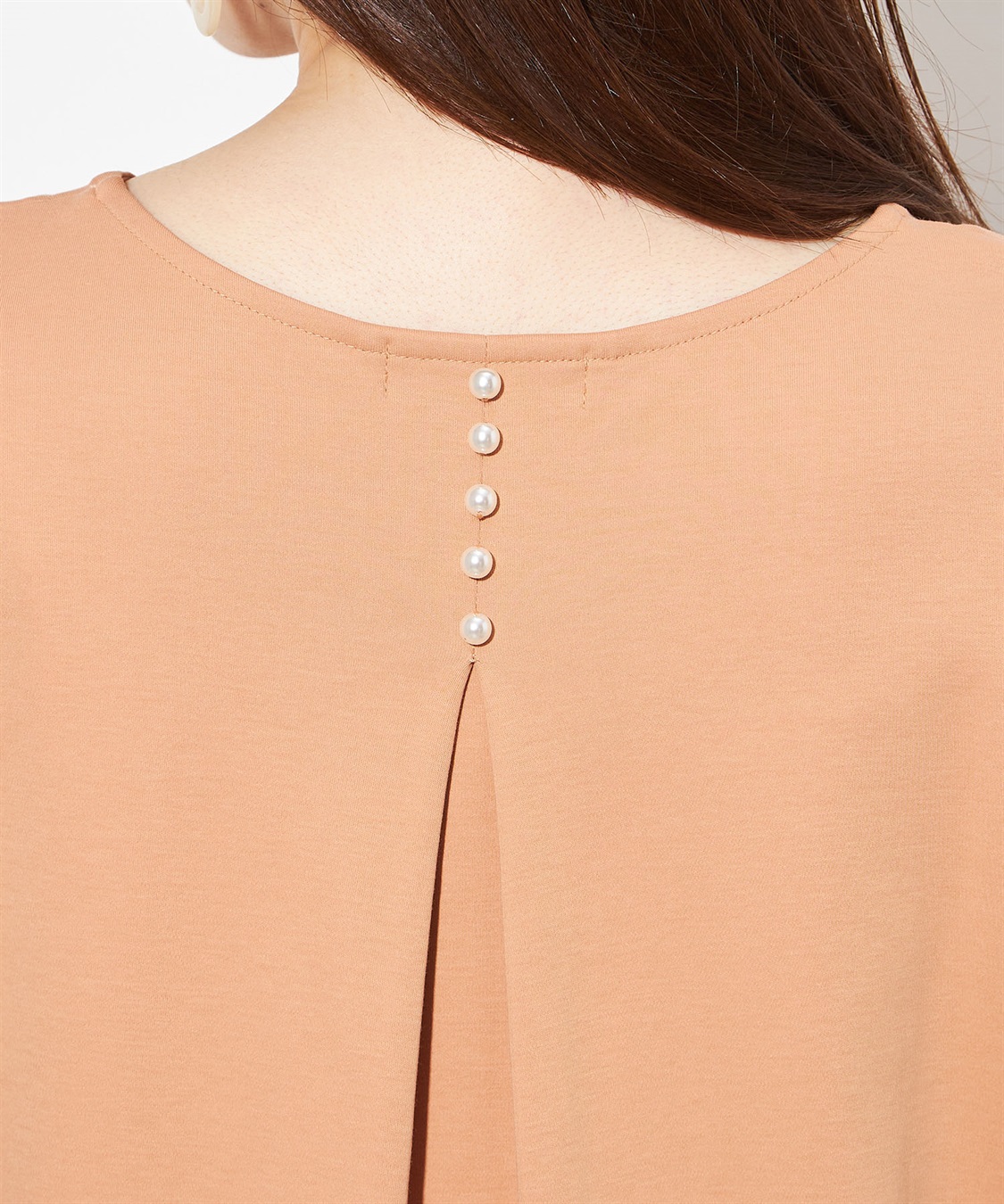 Petit Honfleur 【接触冷感】さらさらパールボタンプルオーバー_sub_4