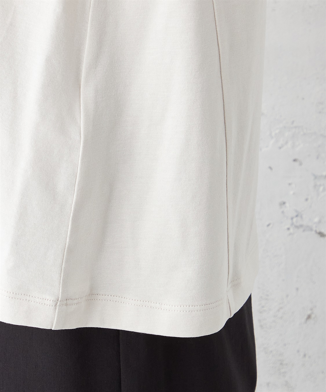 Petit Honfleur 【接触冷感】フレアロゴTシャツ_sub_6