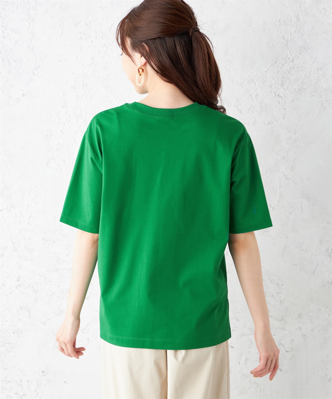 Petit Honfleur 汗じみ防止ポケットTシャツ_sub_3