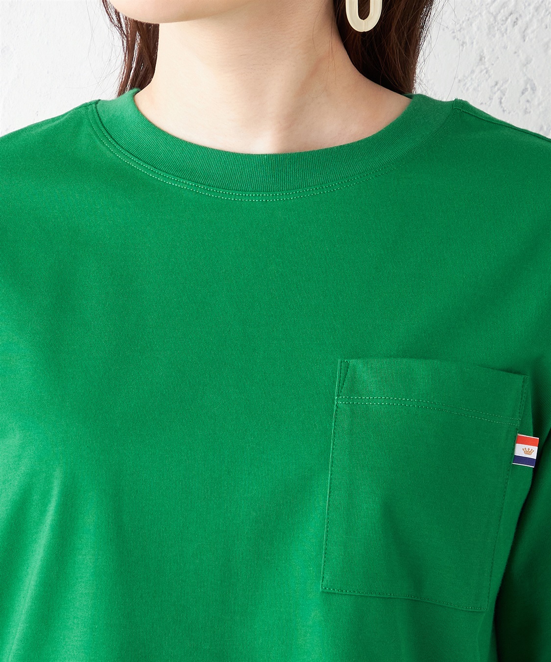 Petit Honfleur 汗じみ防止ポケットTシャツ_sub_4