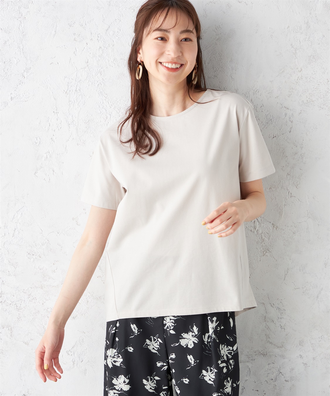 Petit Honfleur 汗じみ防止後タックAラインプルオーバー_sub_1