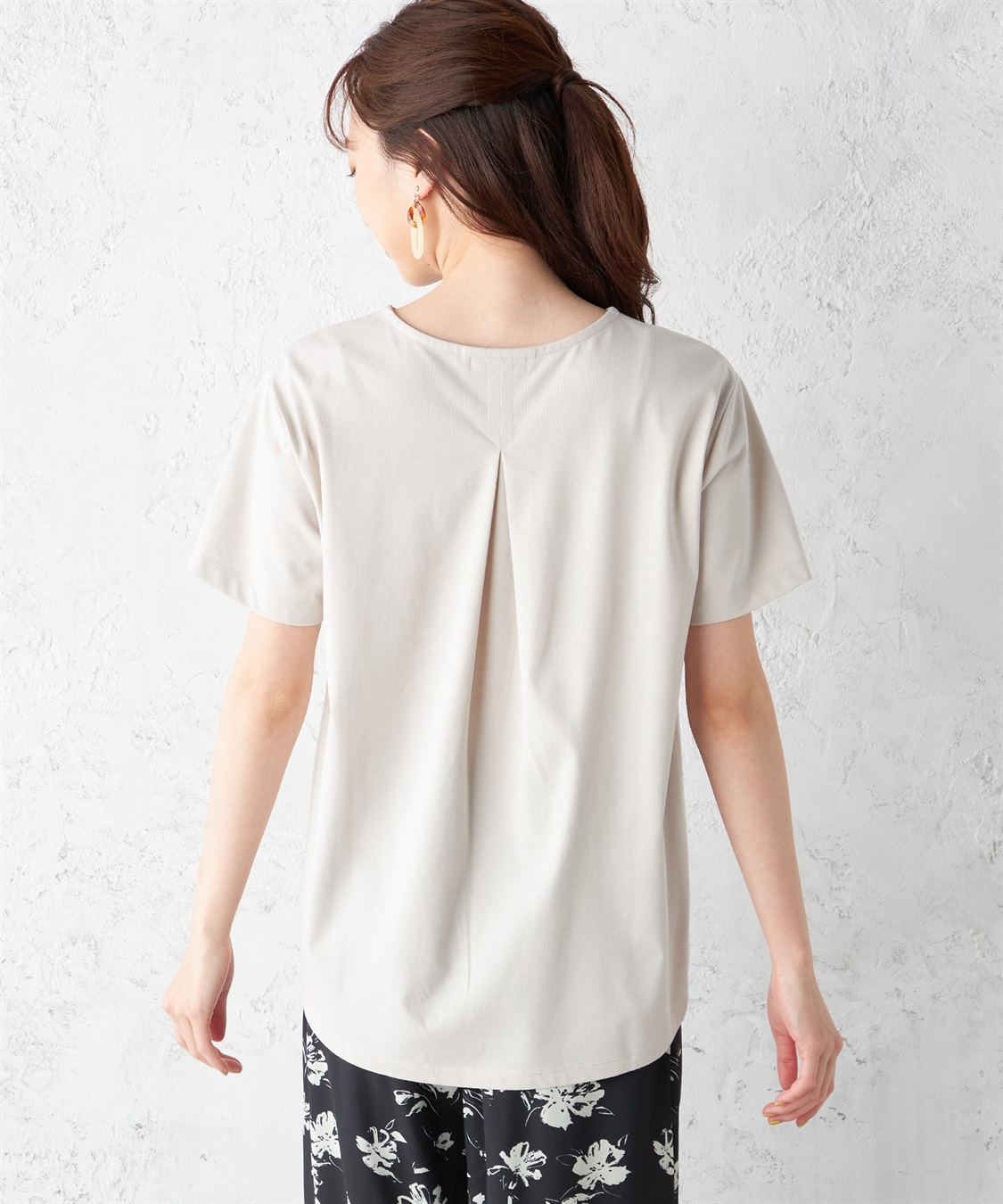 Petit Honfleur 汗じみ防止後タックAラインプルオーバー_sub_3