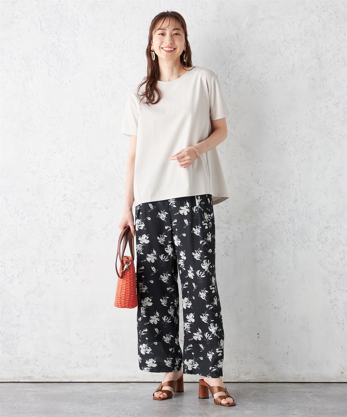 Petit Honfleur 汗じみ防止後タックAラインプルオーバー_sub_8