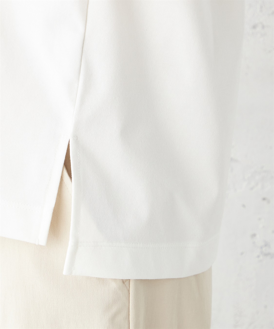 Petit Honfleur 汗じみ防止バックボタンプルオーバー_sub_6