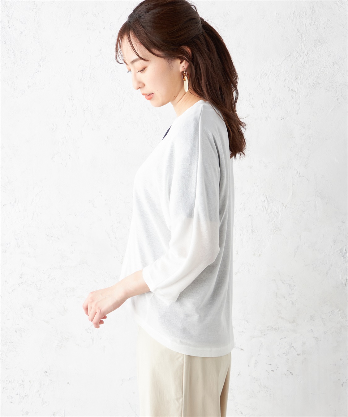 Petit Honfleur ドルマンカーディガン_sub_1