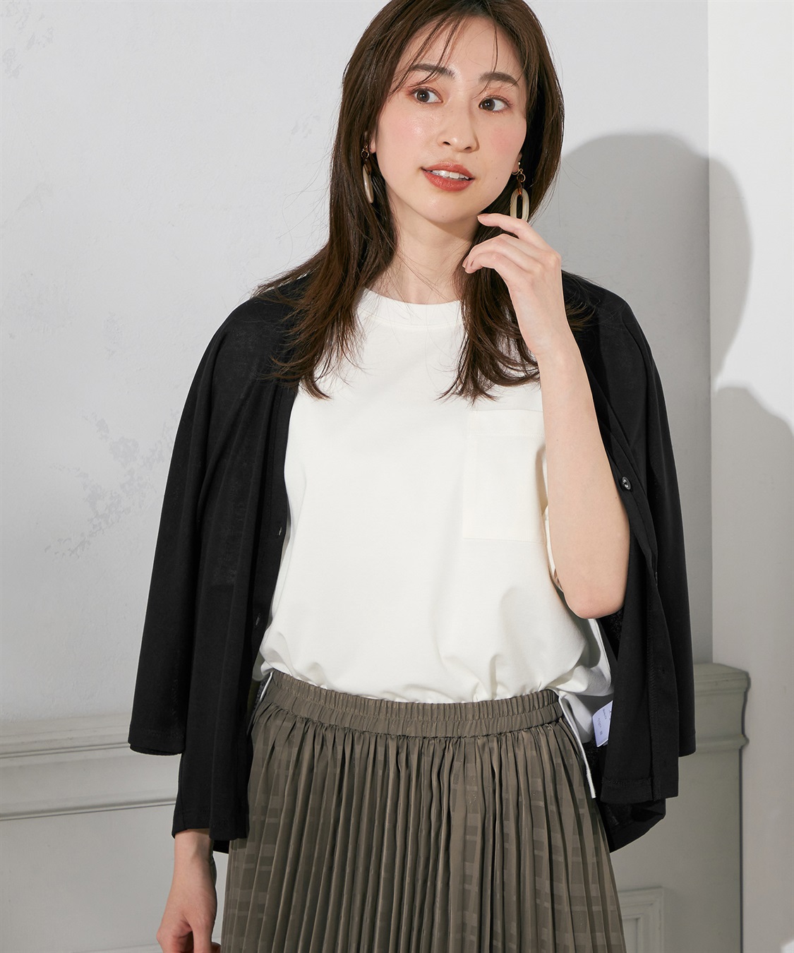 Petit Honfleur ドルマンカーディガン_sub_9