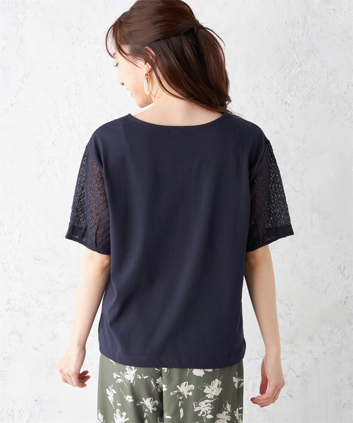 Petit Honfleur 切替スリーブプルオーバー_sub_2