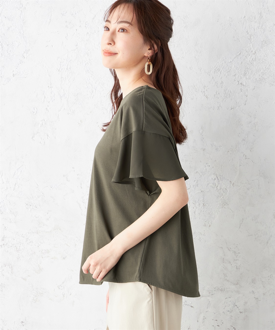 Petit Honfleur フレアスリーブプルオーバー_sub_2