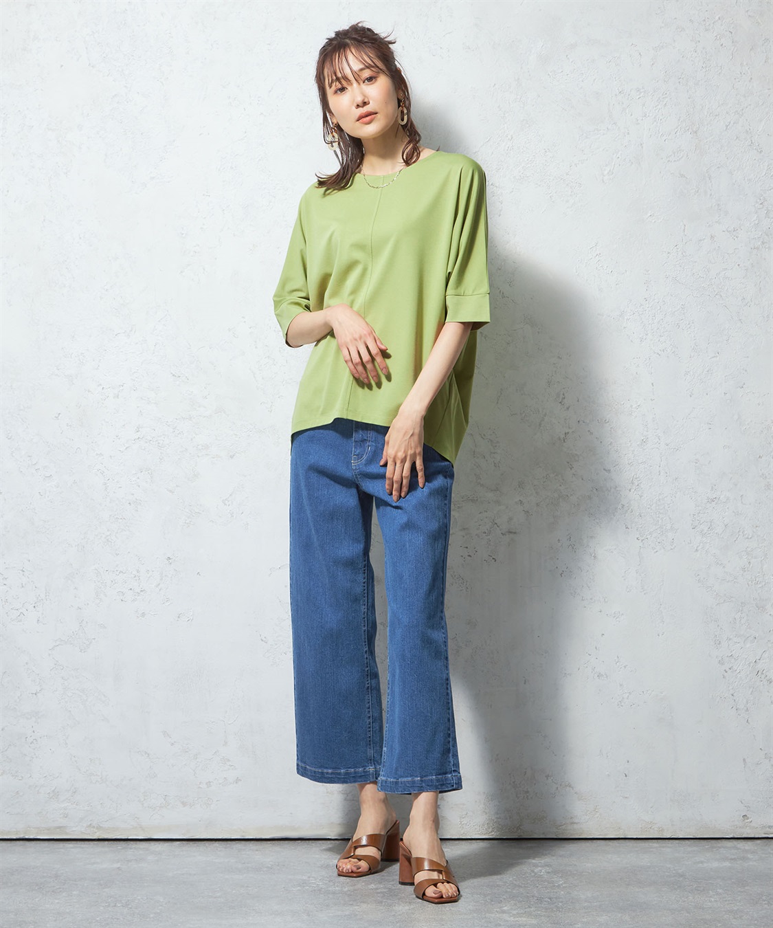 Petit Honfleur 【接触冷感】ドルマンプルオーバー_sub_1