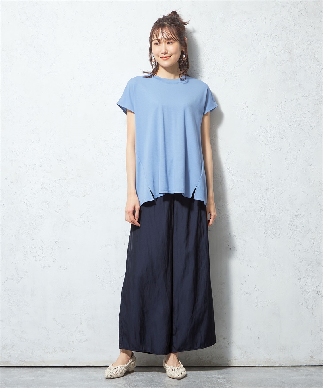 Petit Honfleur 【接触冷感】チュニックプルオーバー_sub_1