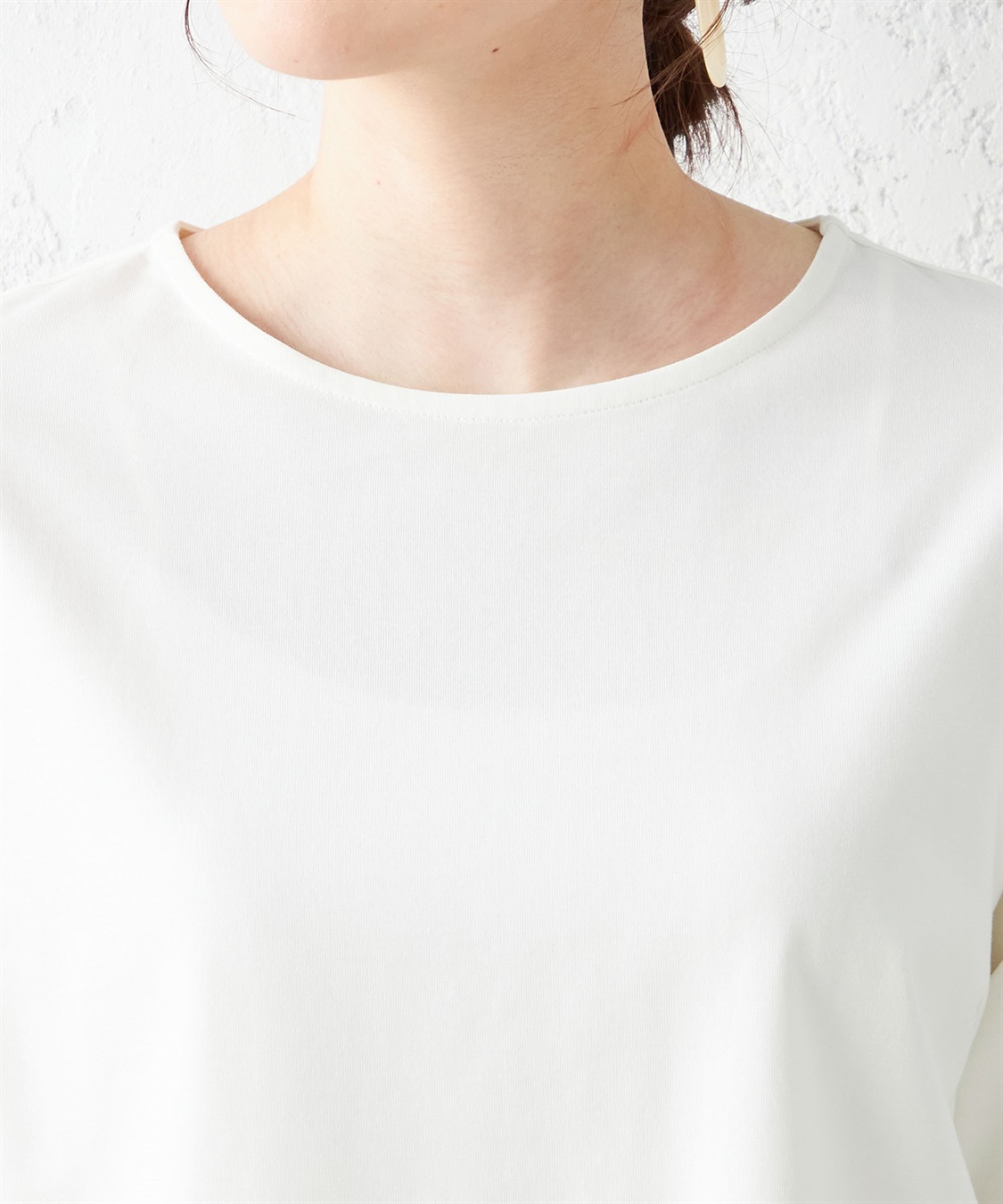 Petit Honfleur 【接触冷感】【UV対策】ナノファインタックプルオーバー_sub_3