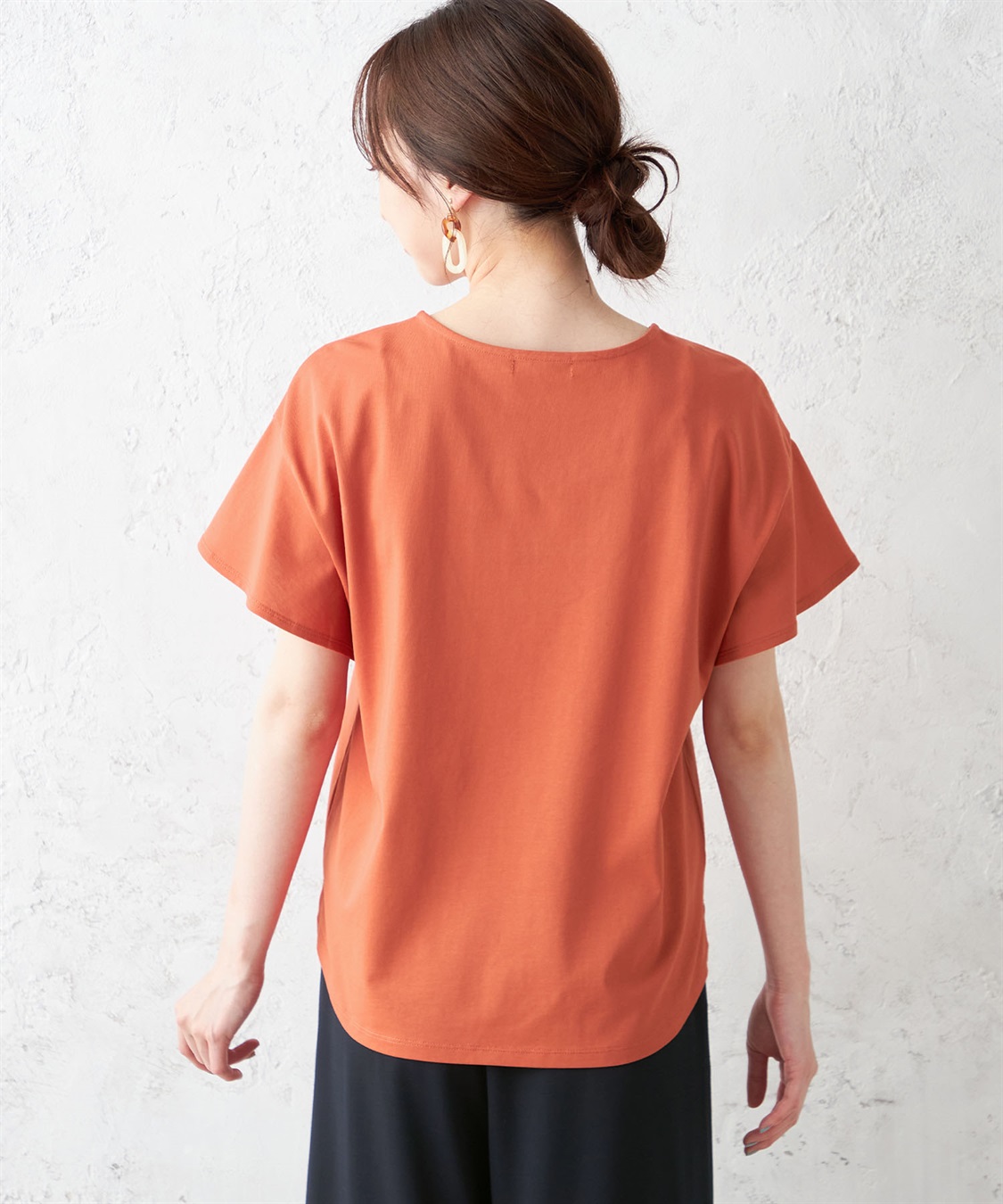 Petit Honfleur 【接触冷感】【UV対策】ナノファインフレアスリーブプルオーバー_sub_2