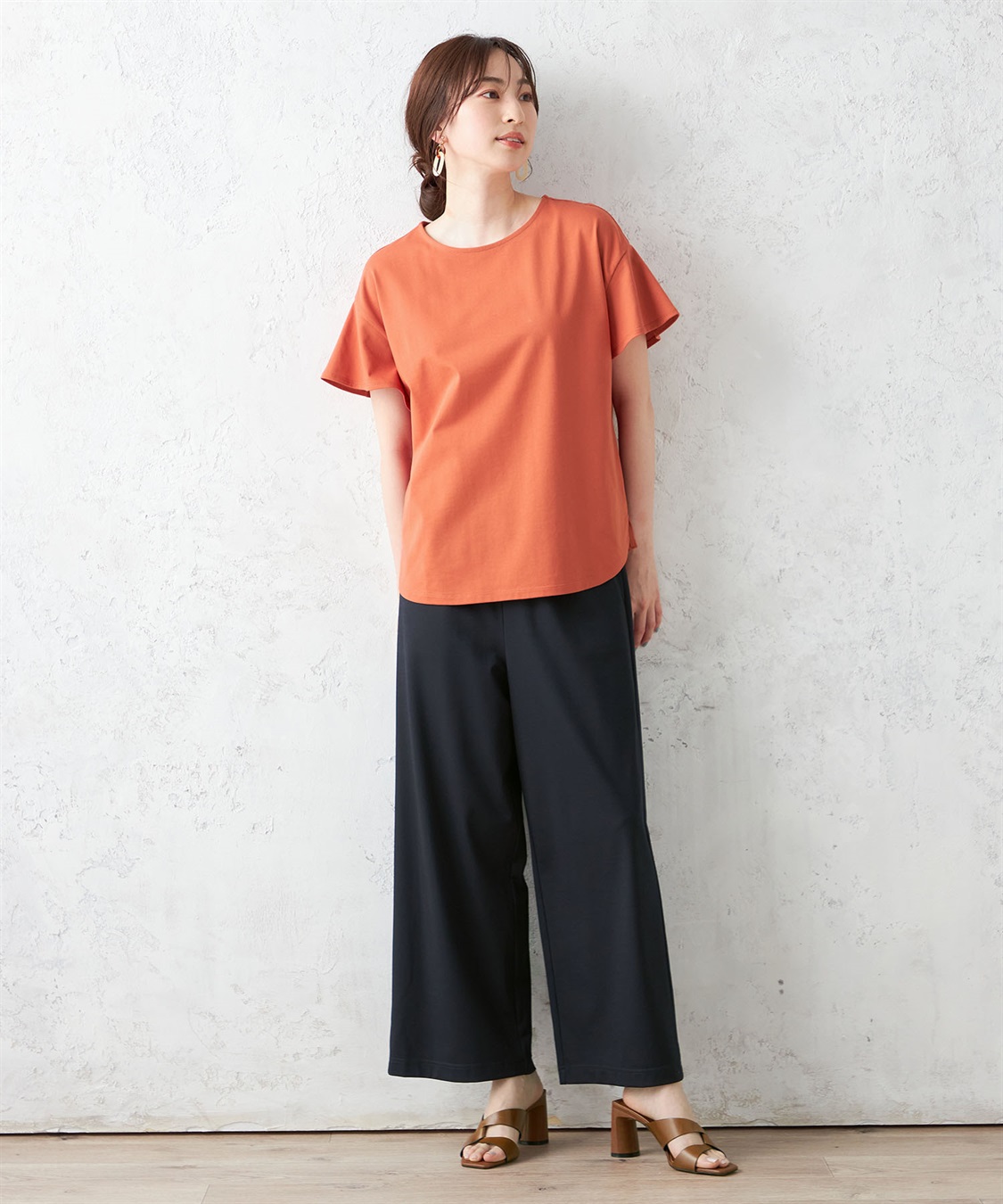 Petit Honfleur 【接触冷感】【UV対策】ナノファインフレアスリーブプルオーバー_sub_7