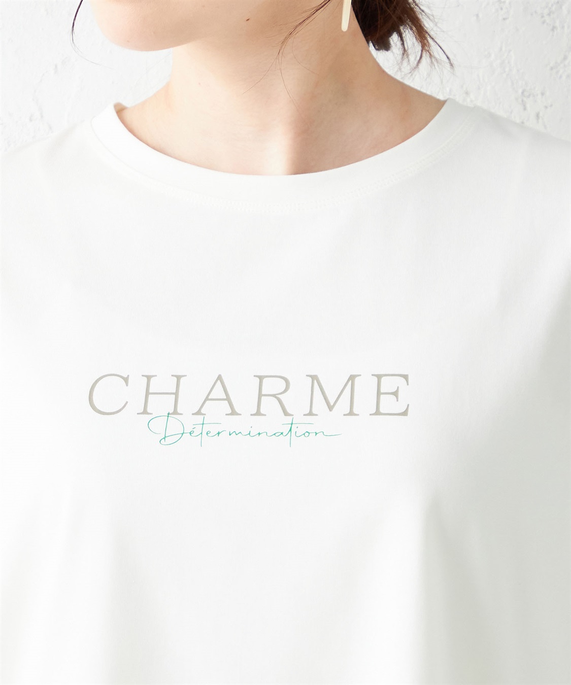 Petit Honfleur 【接触冷感】【UV対策】ナノファインロゴプルオーバー_sub_3