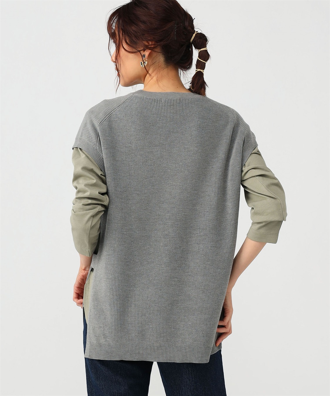 Petit Honfleur 畔編みニットベスト_sub_3