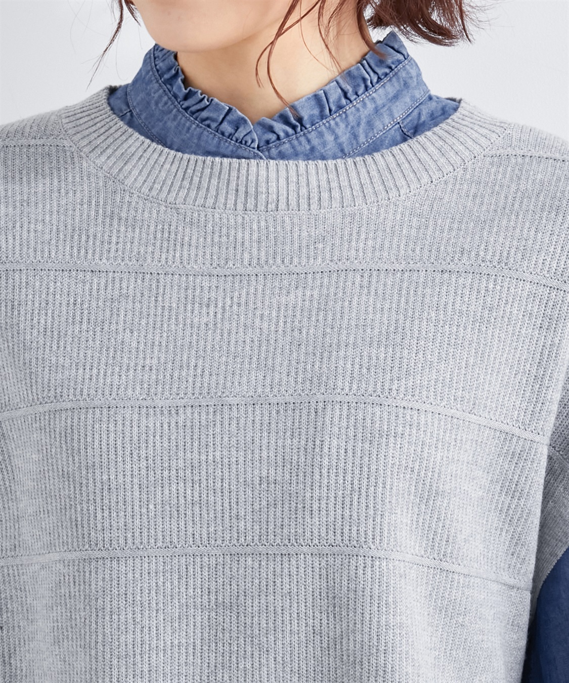 Petit Honfleur 畔編みニットベスト_sub_4