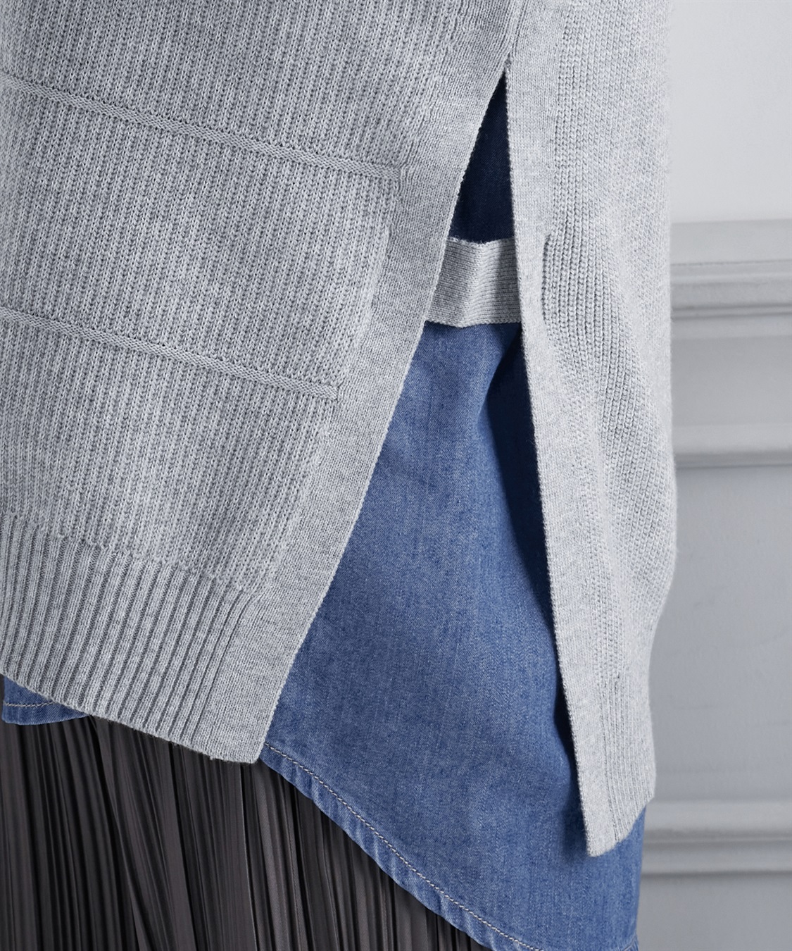 Petit Honfleur 畔編みニットベスト_sub_7