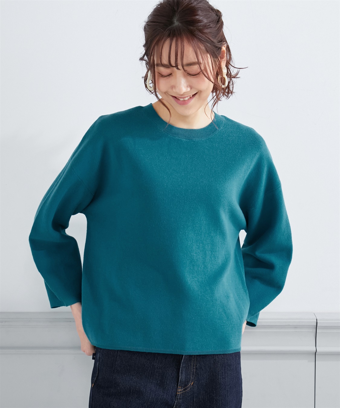 Petit Honfleur ミラノリブニットプルオーバー_sub_1