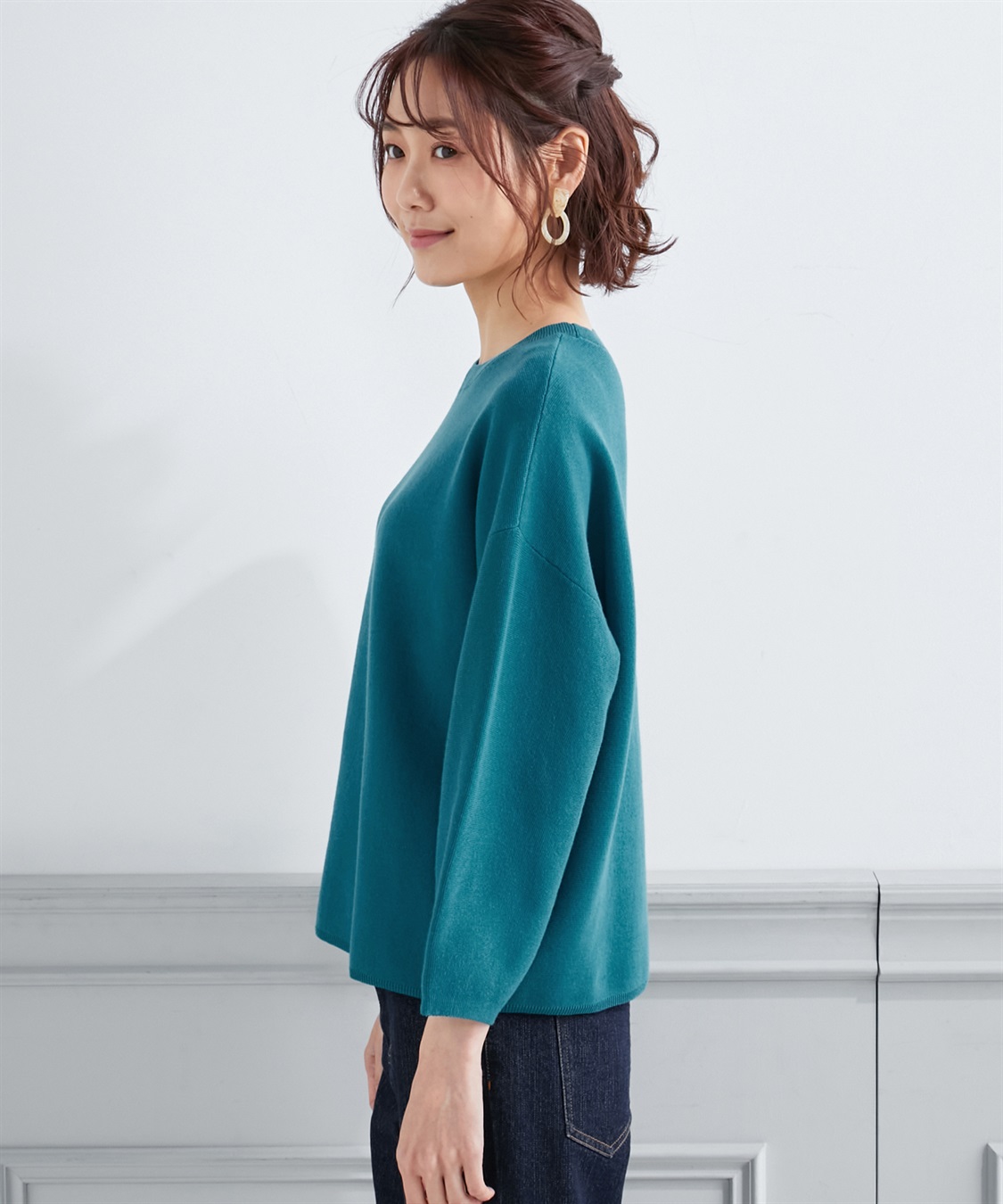 Petit Honfleur ミラノリブニットプルオーバー_sub_2