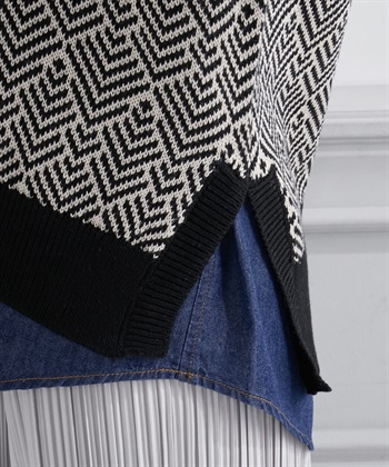 Petit Honfleur ジャガードニットベスト_subthumb_5